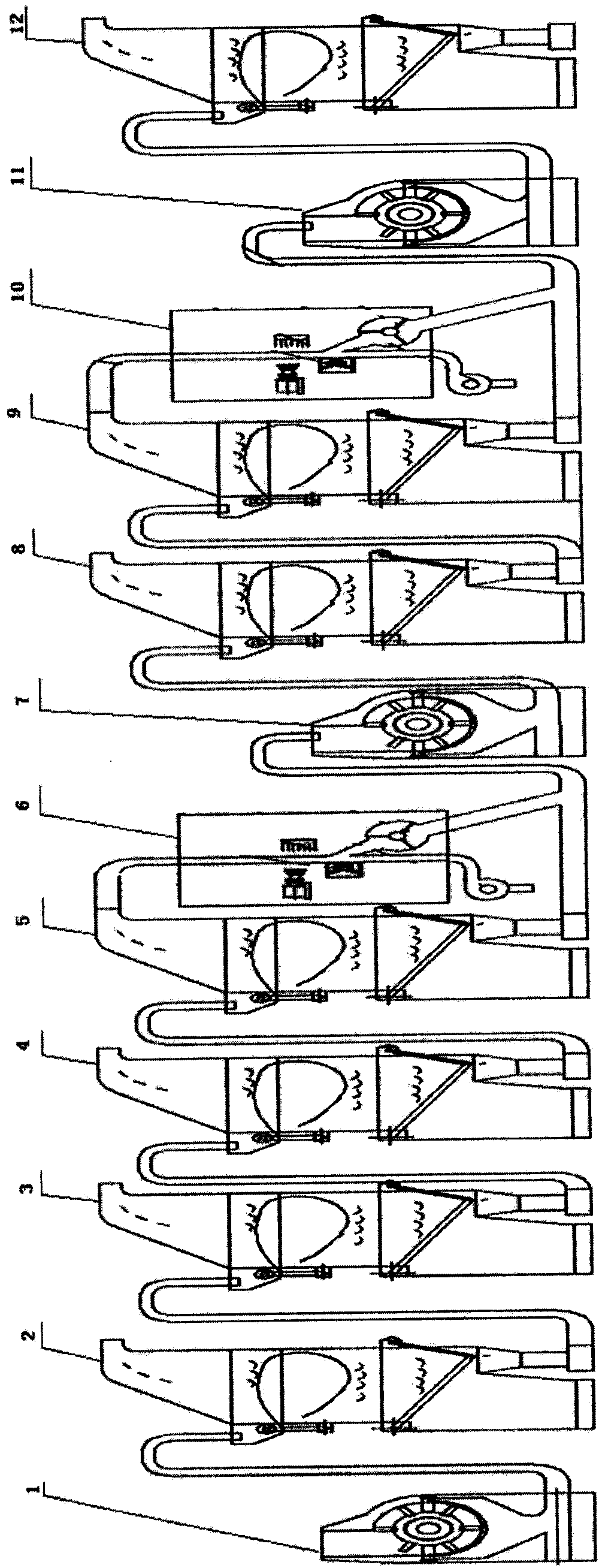 Tobacco leaf threshing and destemming technical method and special equipment thereof