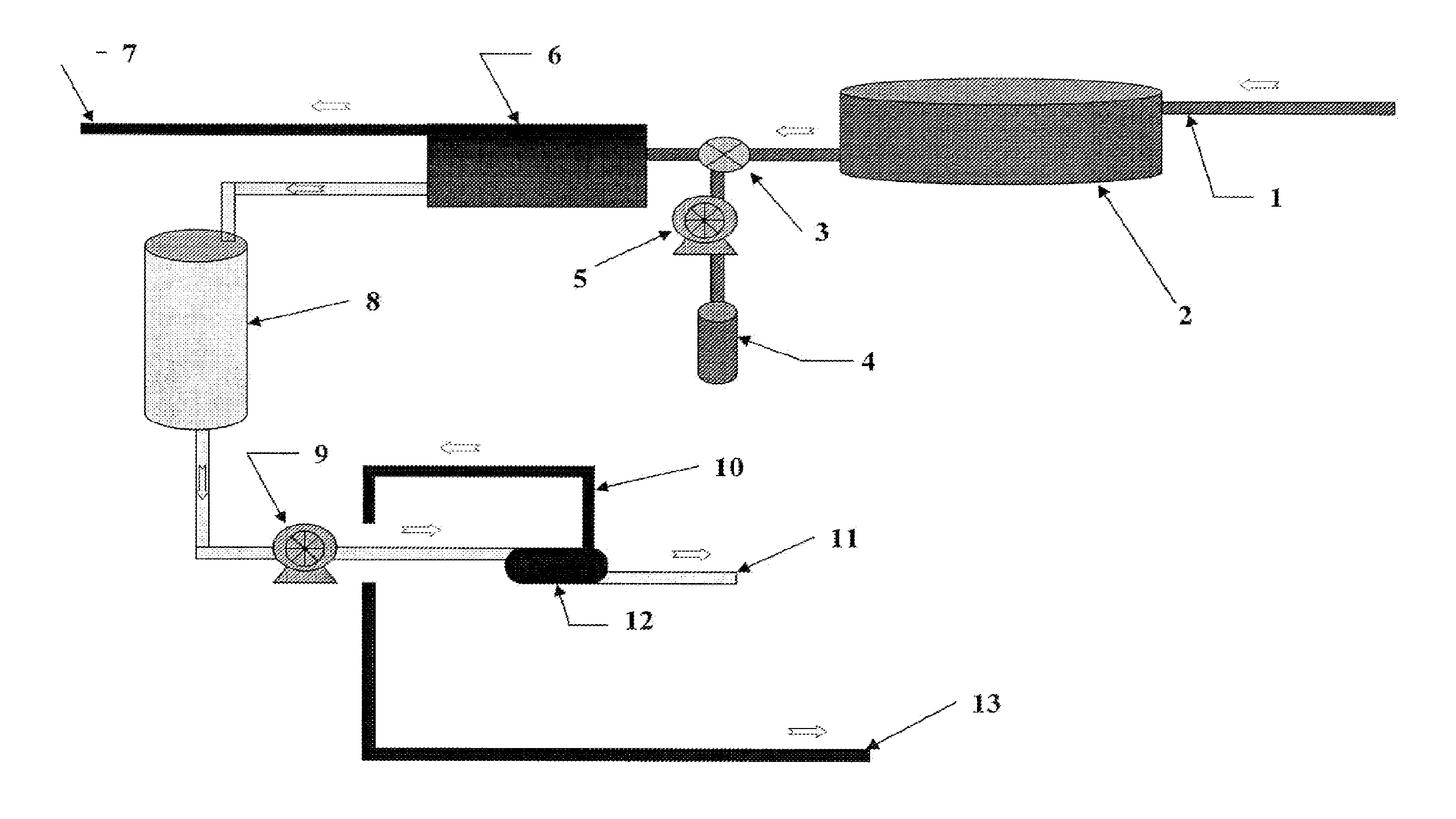 Bicarbonate conversion assisted ro treatment system for natural gas flowback water