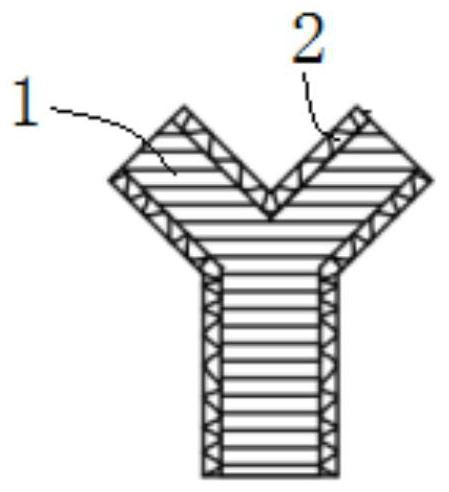 A method and device for preparing an artificial core