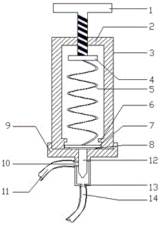 Automatic moisture-adding walking device for greenhouse temperature control