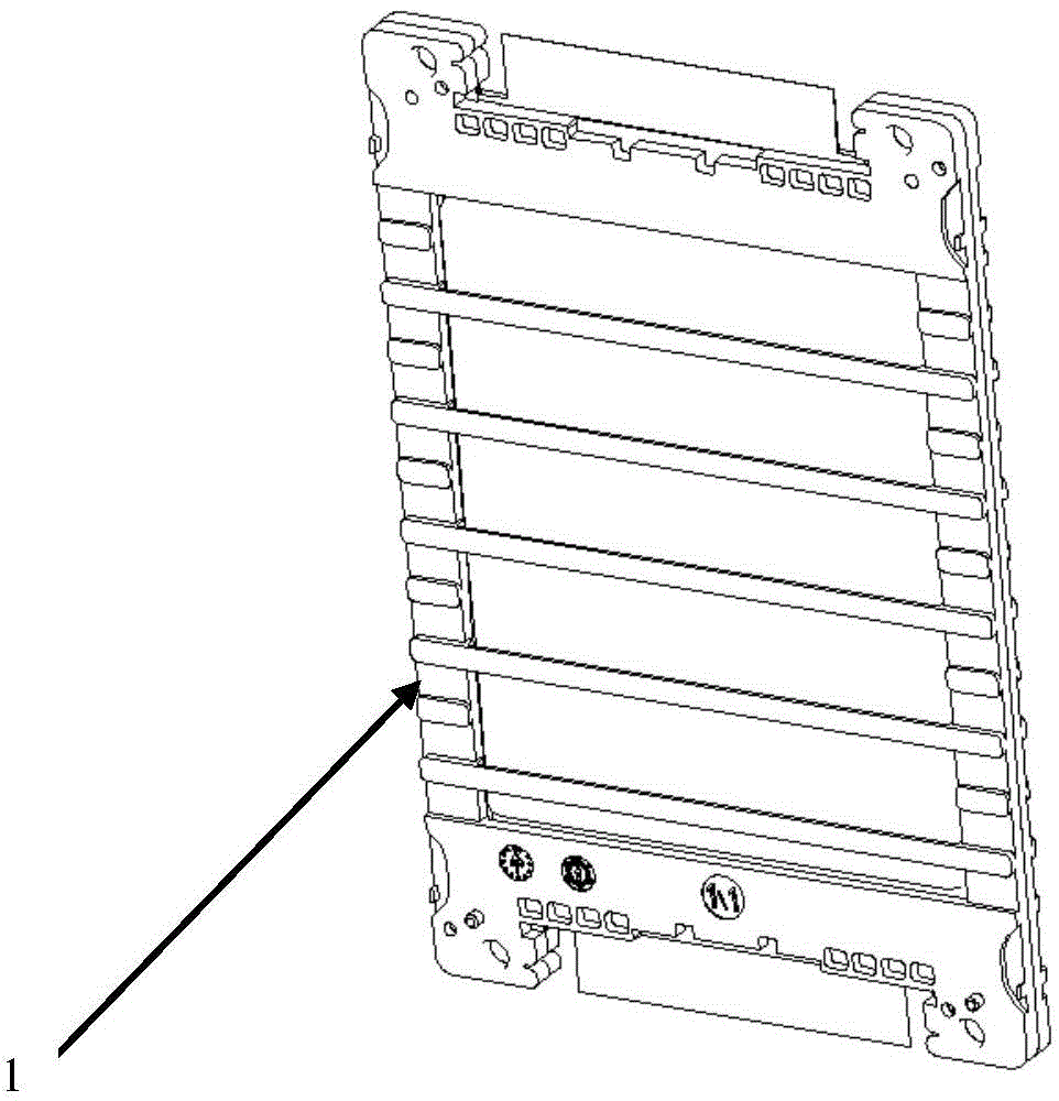 Tab laser welding structure of lithium ion battery