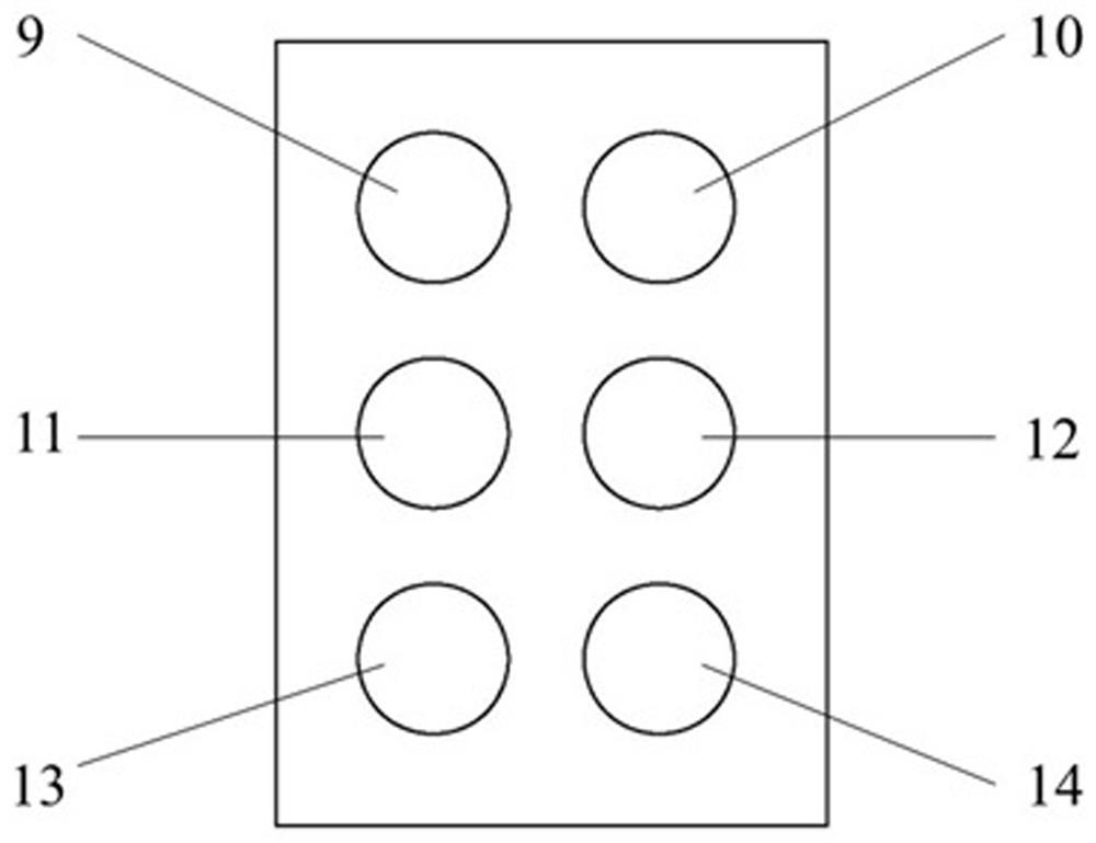 Transient photoelectric testing device of solar cell