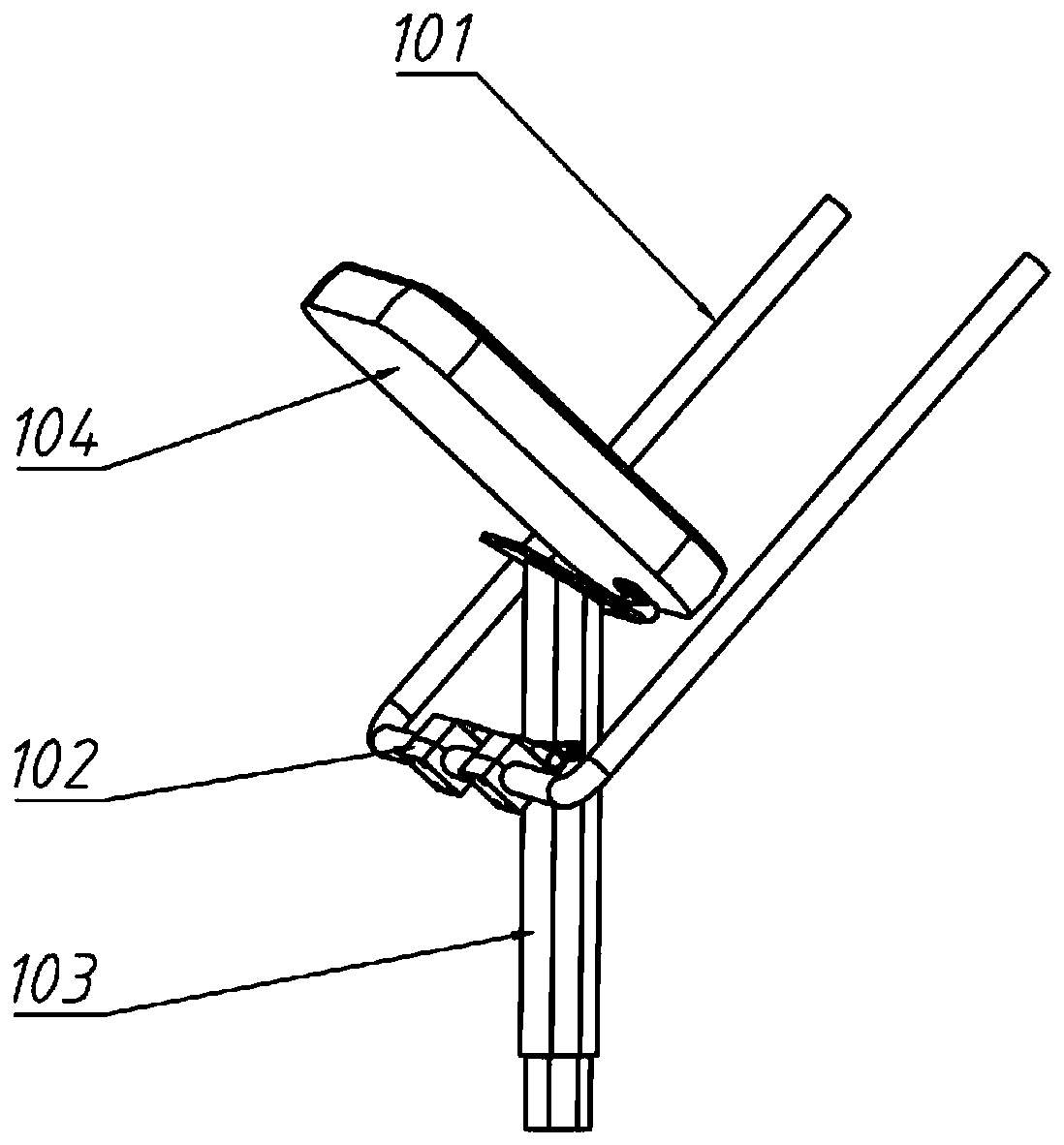 A compact limb rehabilitation training vehicle for stroke