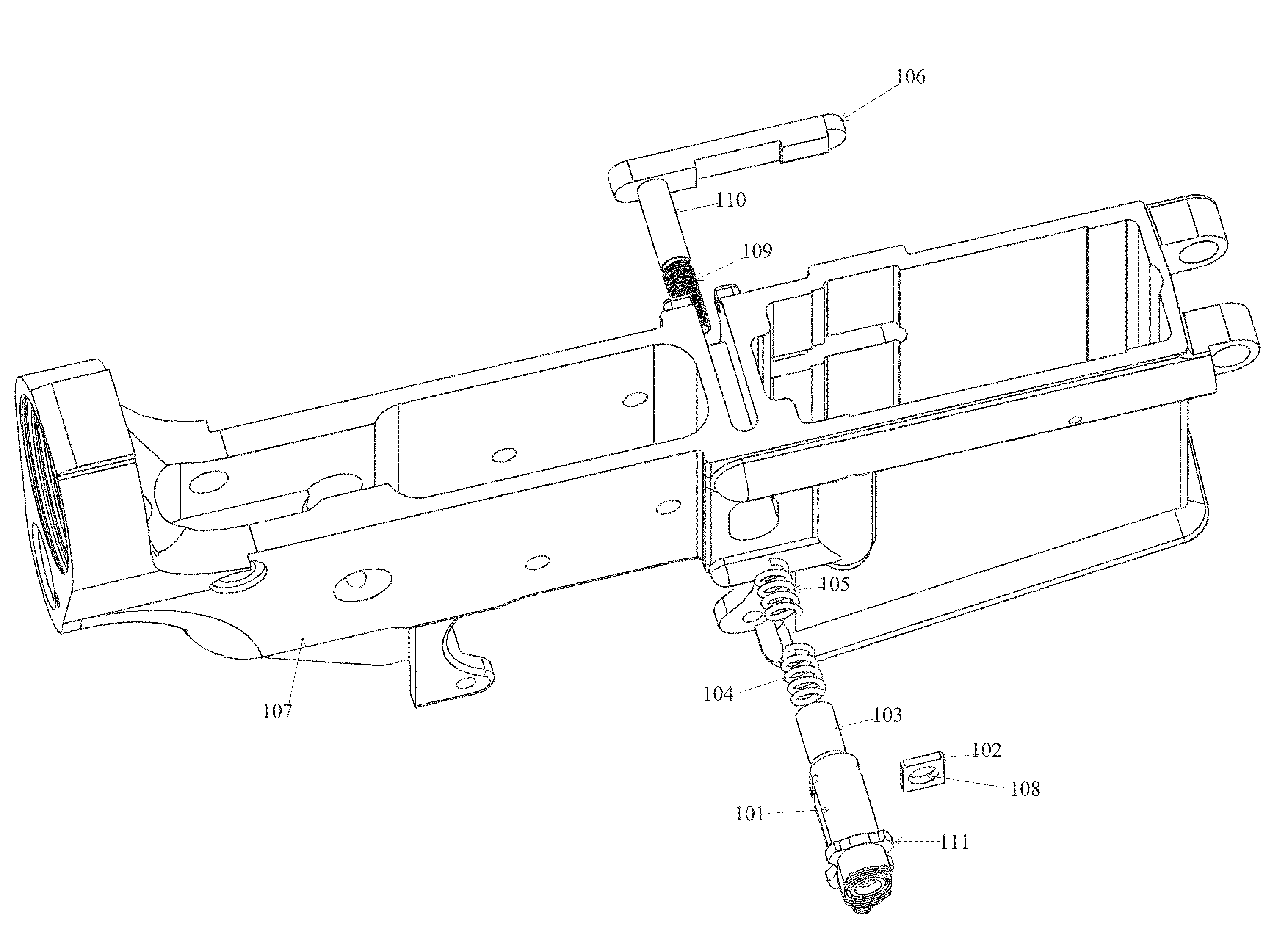 Systems and methods for locking and releasing detachable firearm magazines