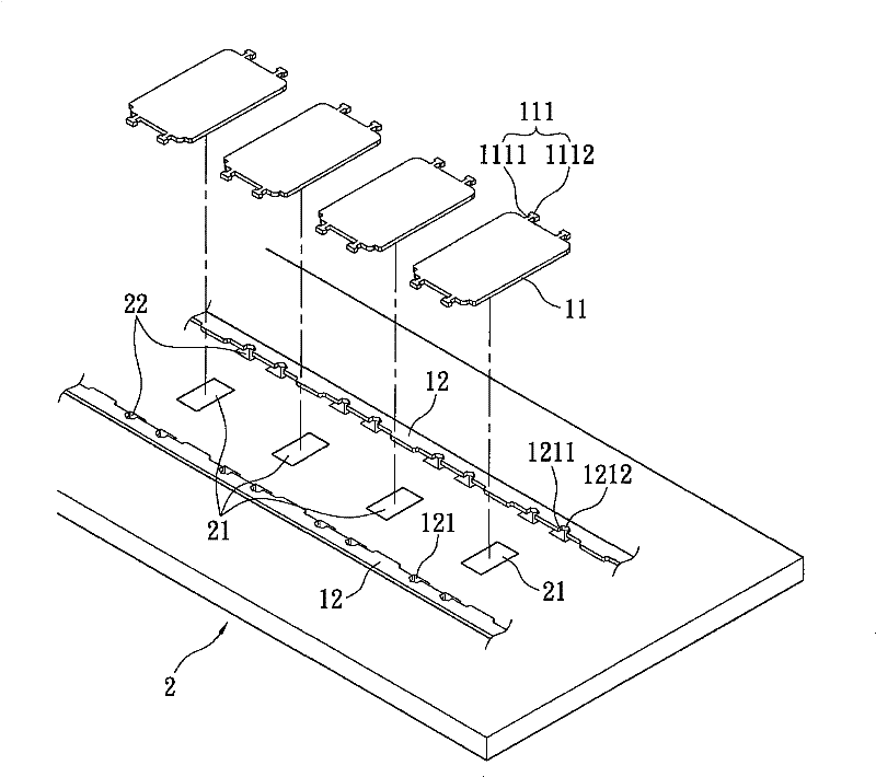 Full implanting board of printed circuit board and connecting method thereof