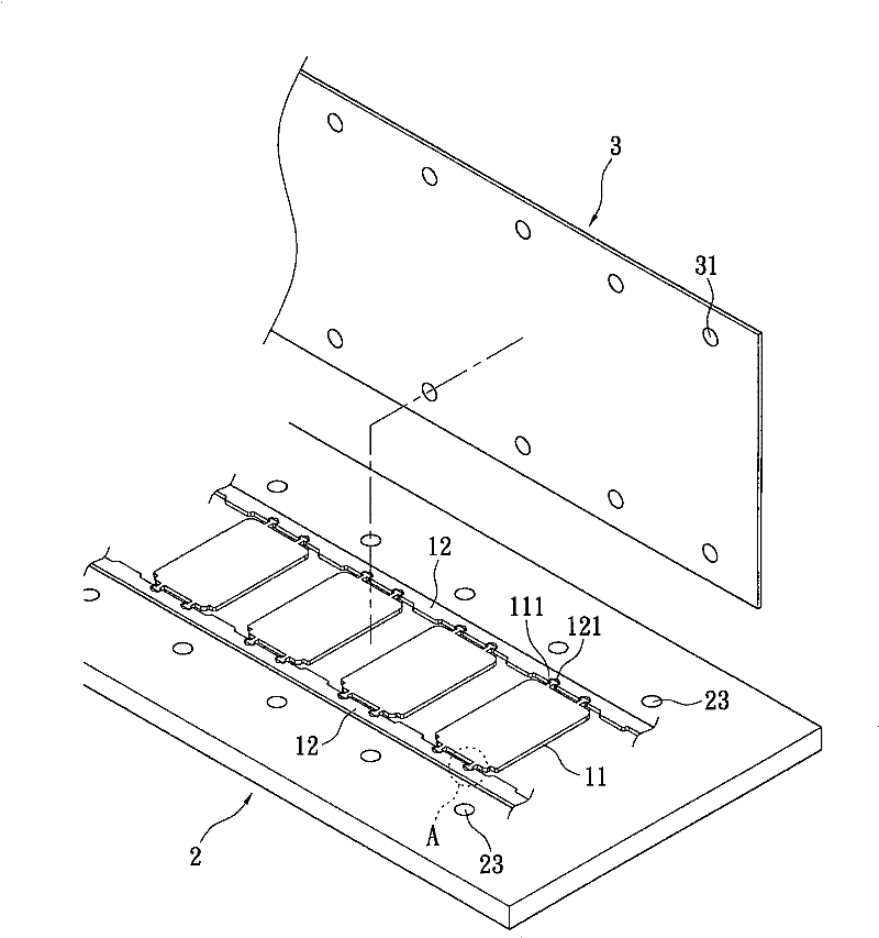 Full implanting board of printed circuit board and connecting method thereof