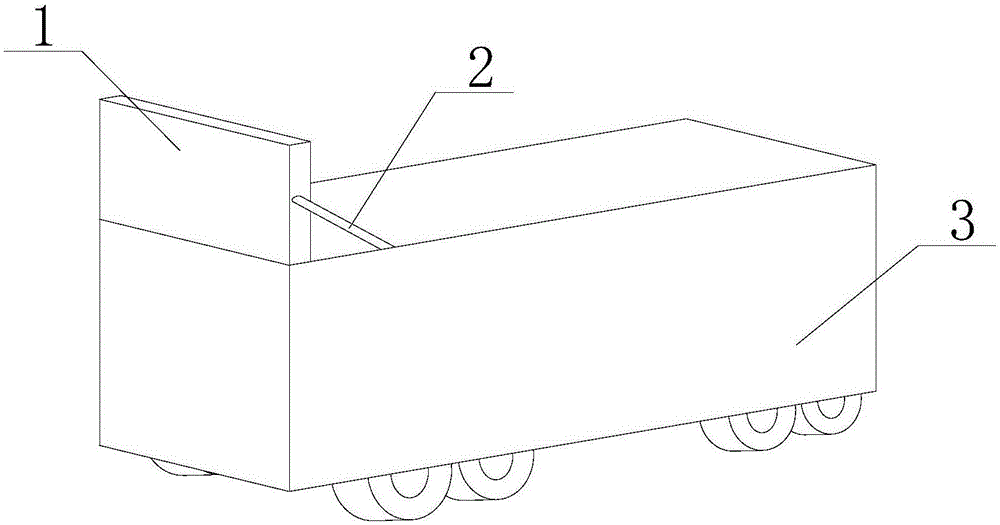 Special LED warning sign for prolonged trailer