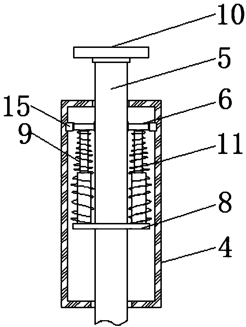 Puncture drainage device for cardiovascular intervention treatment