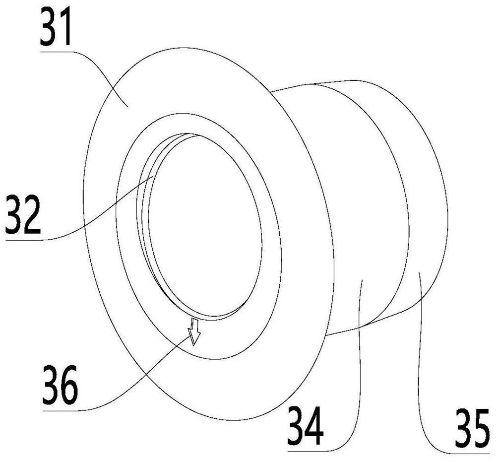 Smoke pipe mounting part and gas heating water heater