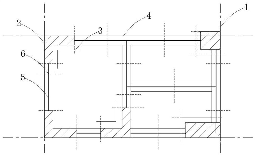 A method and application of early dismantling construction and setting out that is conducive to beam bottom positioning and inspection and correction