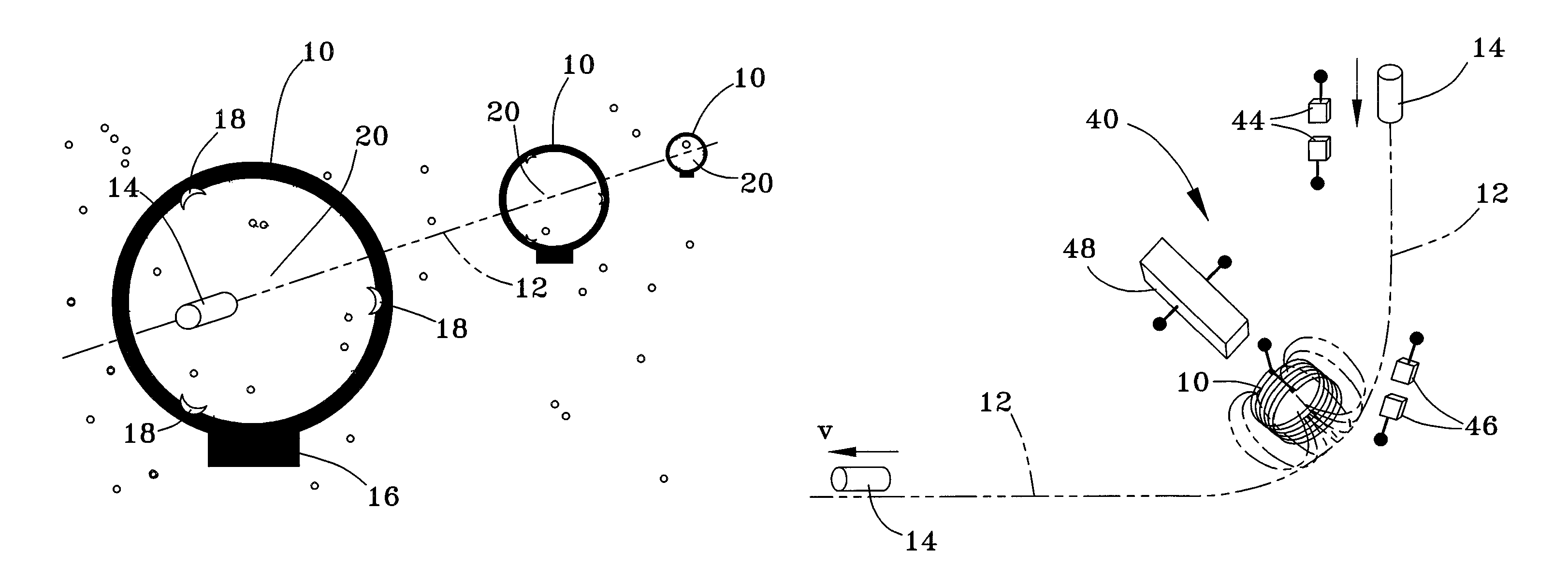 Apparatus and method for maneuvering objects in low/zero gravity environments