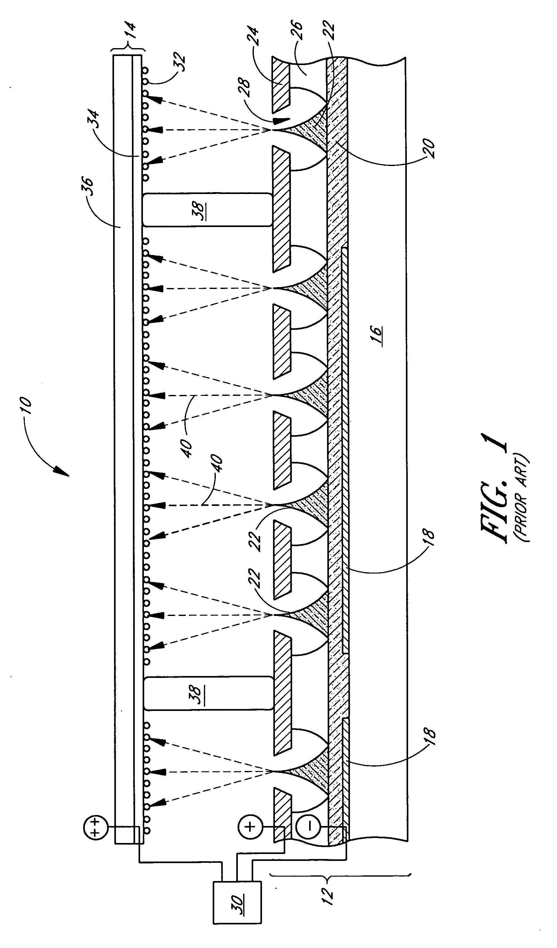 Method of forming nitrogen and phosphorus doped amorphous silicon as resistor for field emission display device baseplate