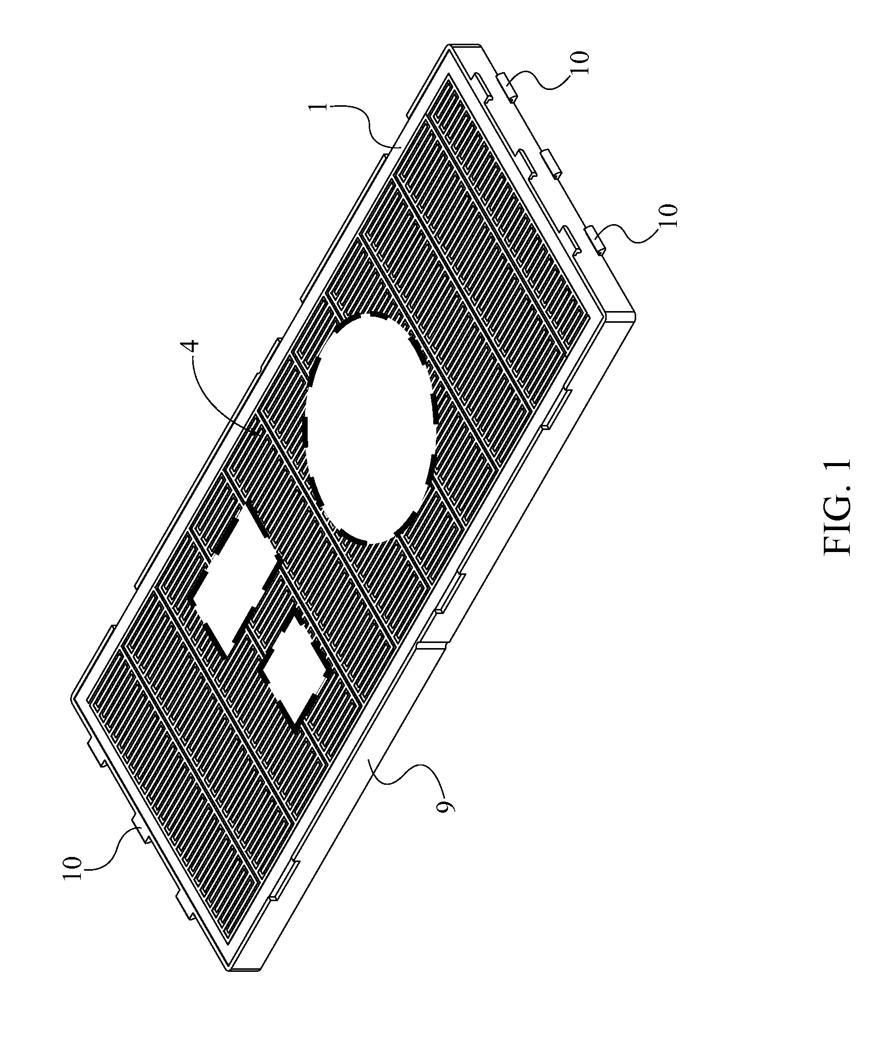 Electrostatic carrier tray