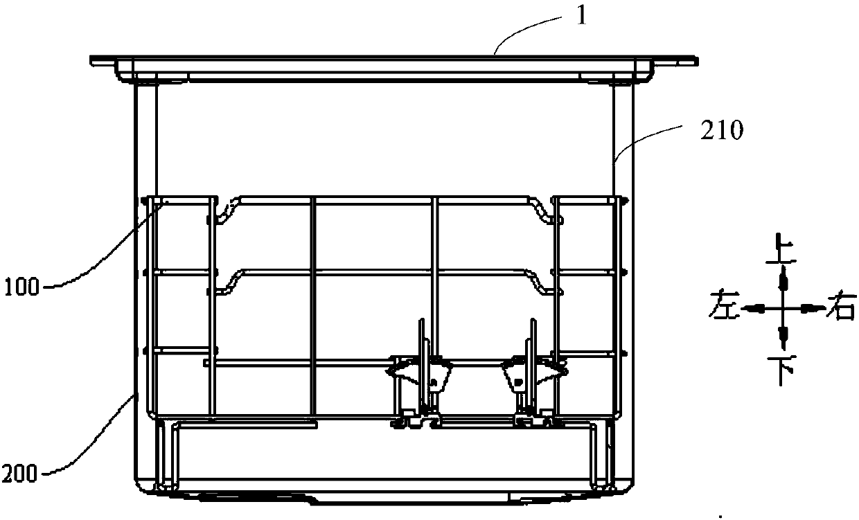 Sink-type dishwasher and washing control method thereof