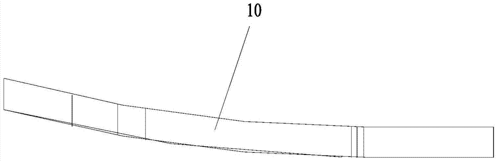 Baffle and compressor with same