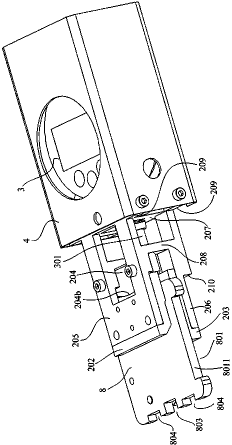 Laminated glass stacking device