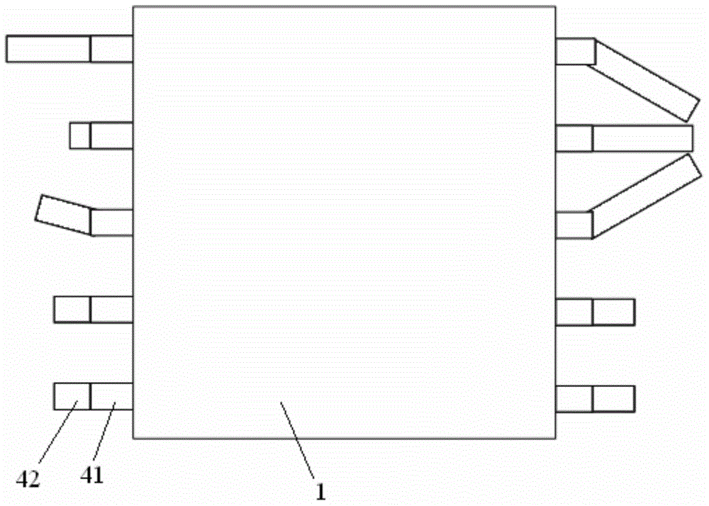 Lead frame type packaging body