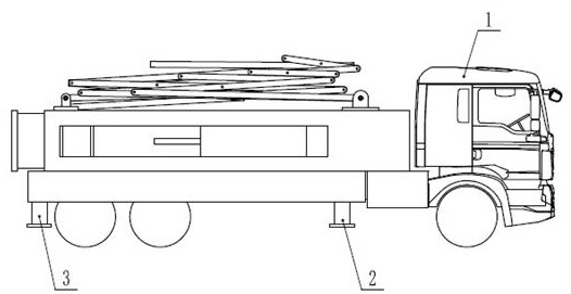 Vehicle-mounted emergency rescue folding bridge