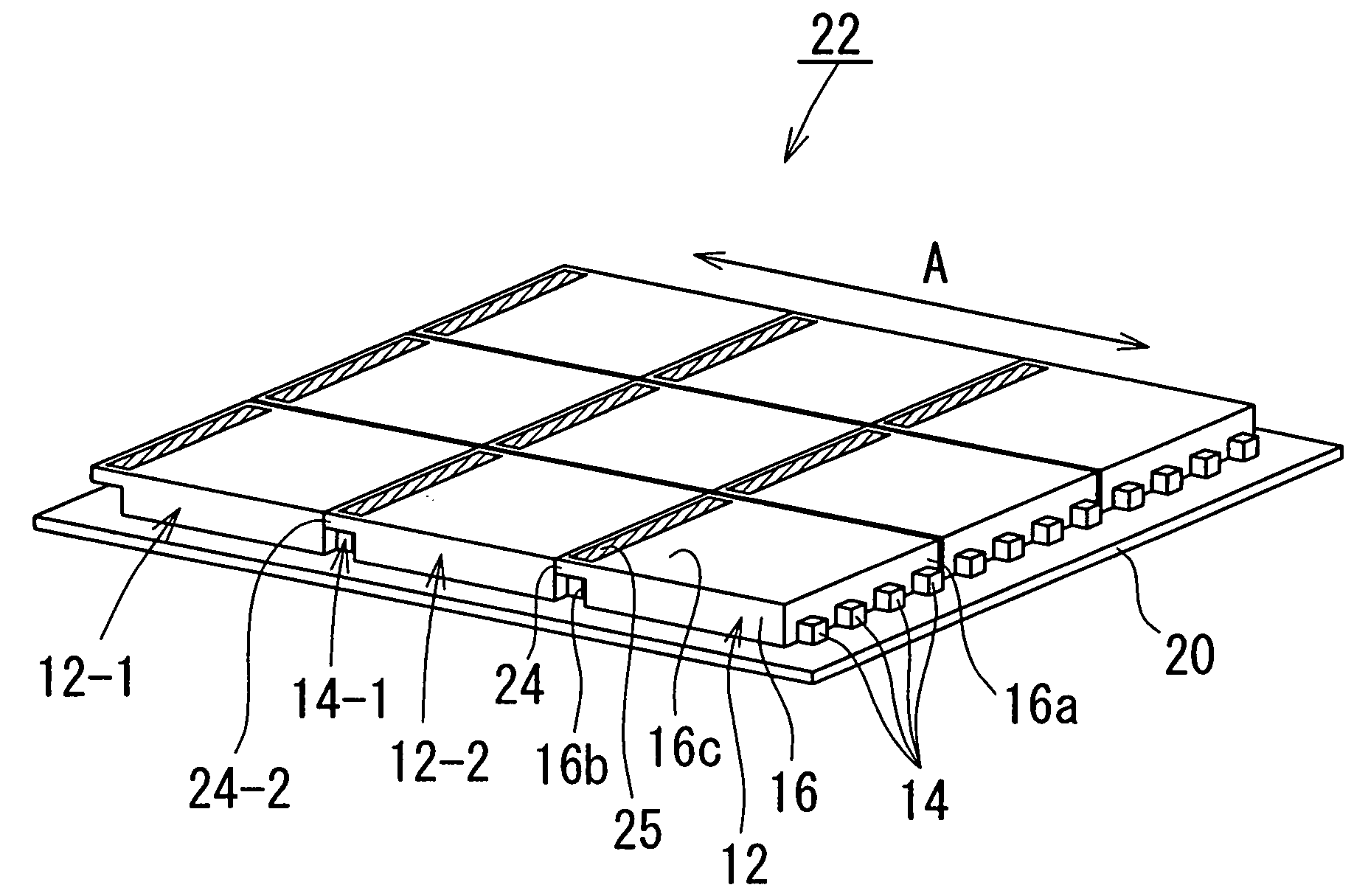 Spread illuminating apparatus of multiple panel type