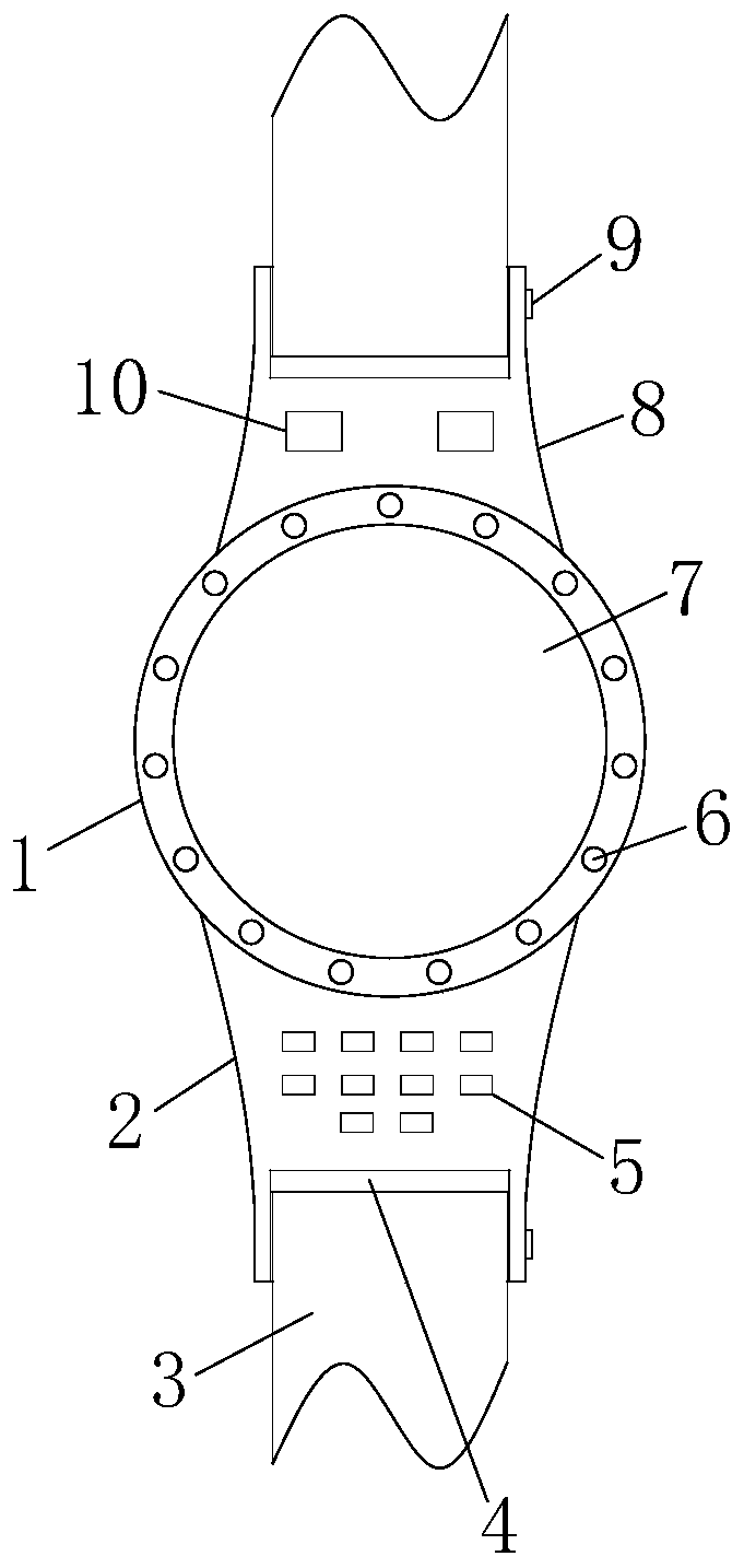 Intelligent bracelet and information interactive mode