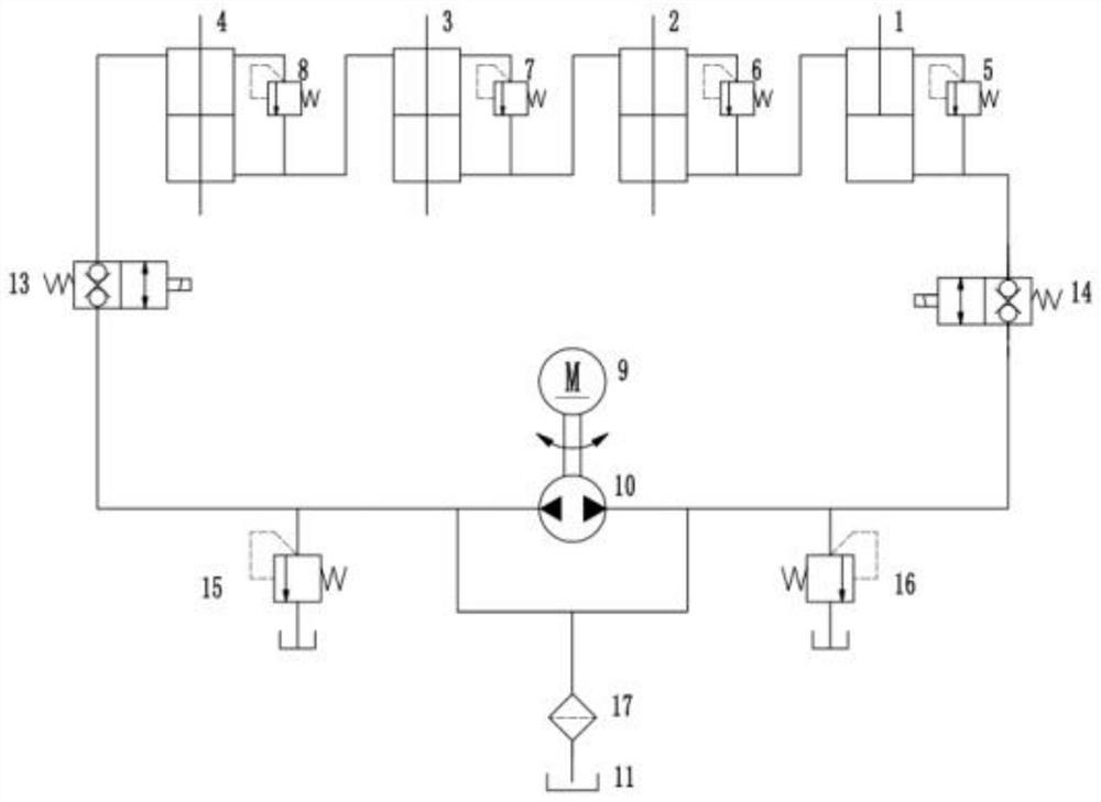 Synchronous lifting mechanism and four-way shuttle vehicle