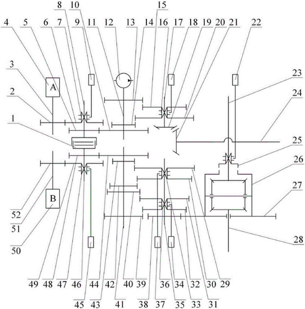 Dual-motor multi-mode driving system of electric tractor and control method thereof