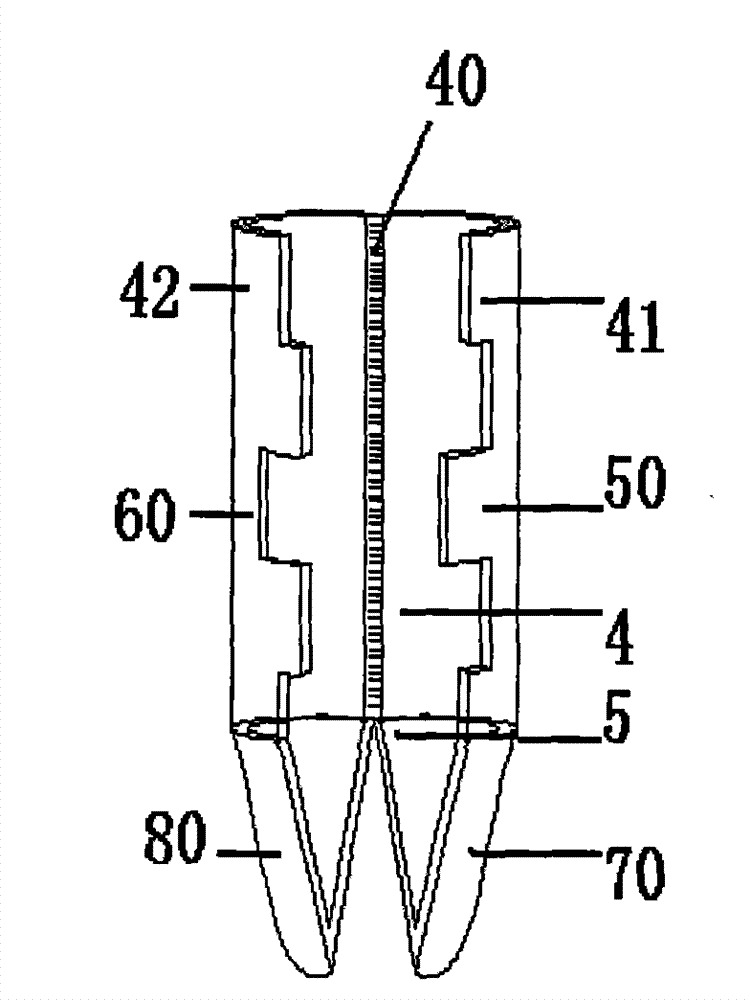 Special puncture outfit for single-pore peritoneoscope