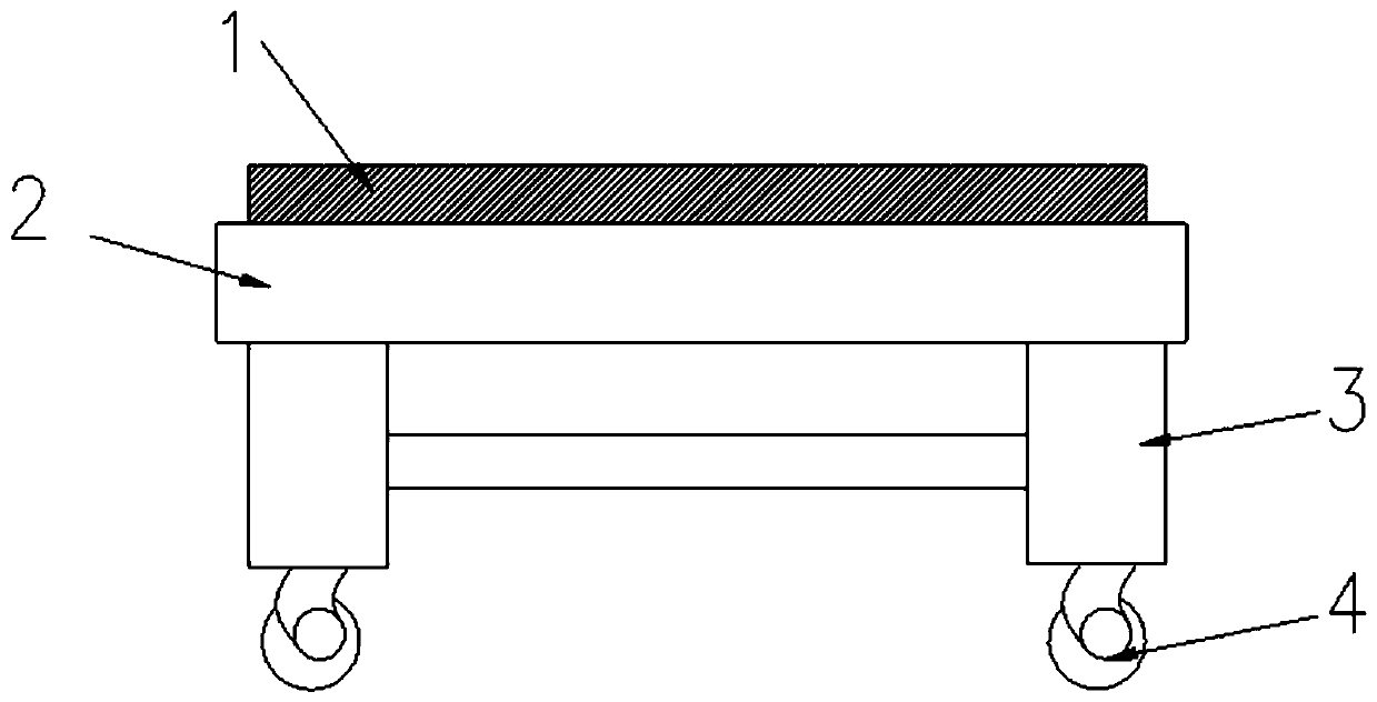 Transfer fixing device for mattress production