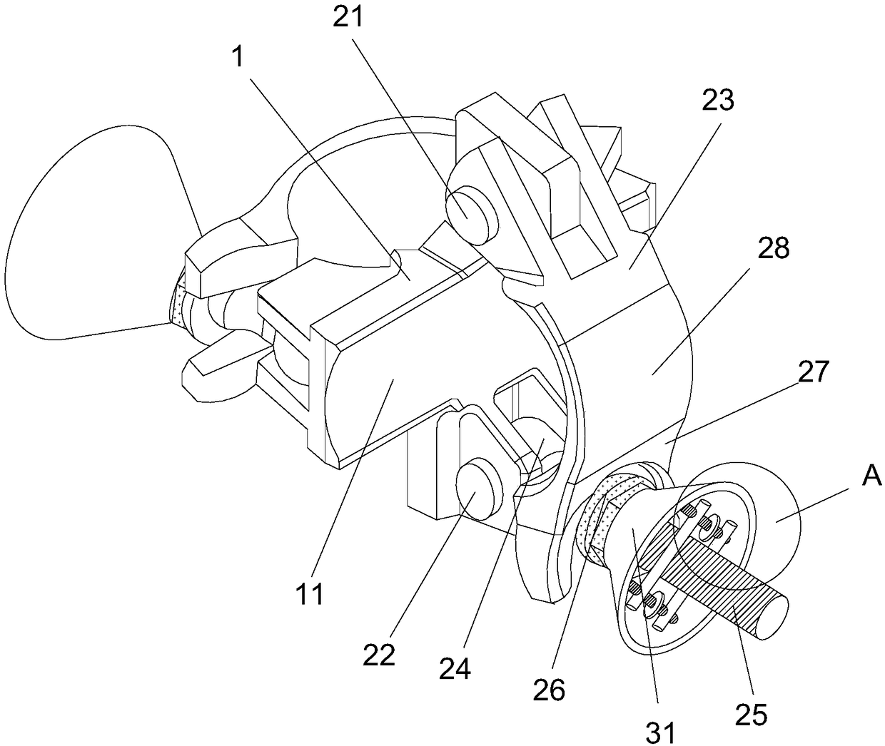 A Practical Scaffold Connecting Device