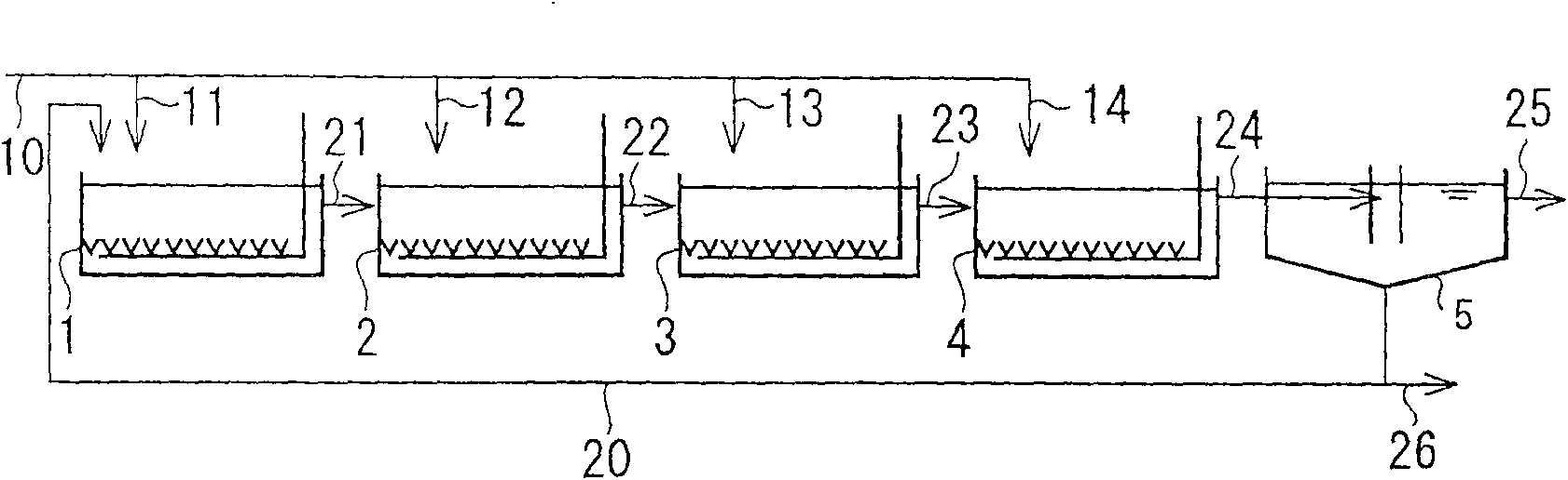 Organic sulfur compound containing water discharge apparatus