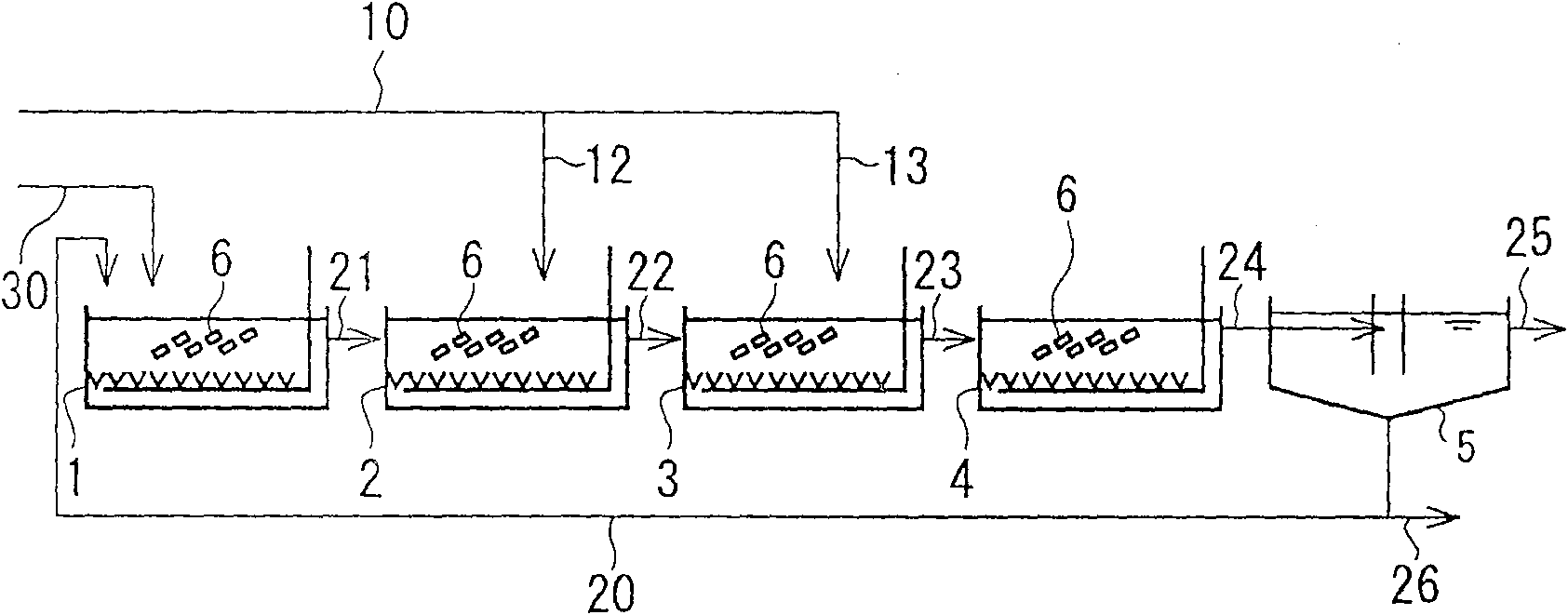 Organic sulfur compound containing water discharge apparatus