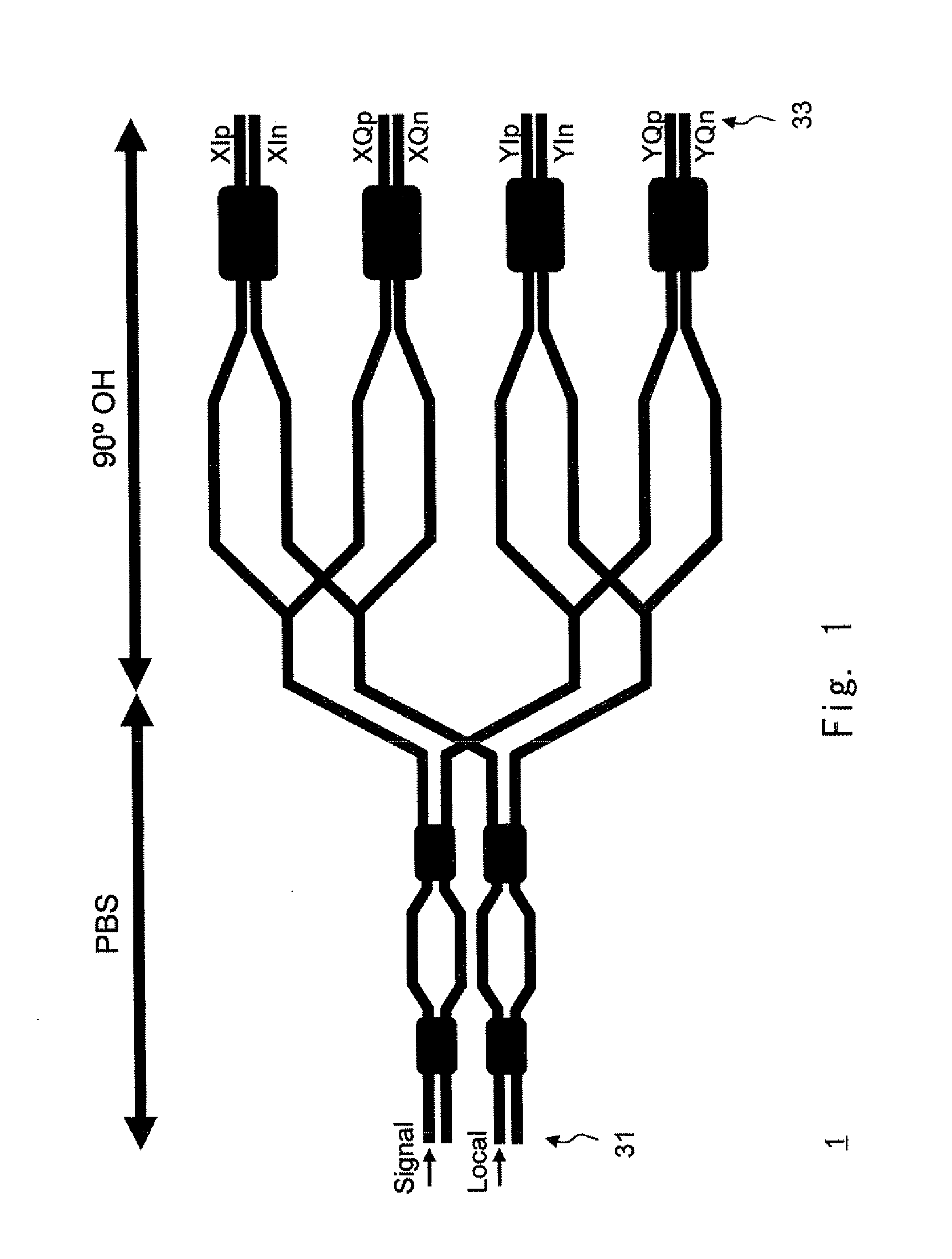 Polarization beam splitter and optical device