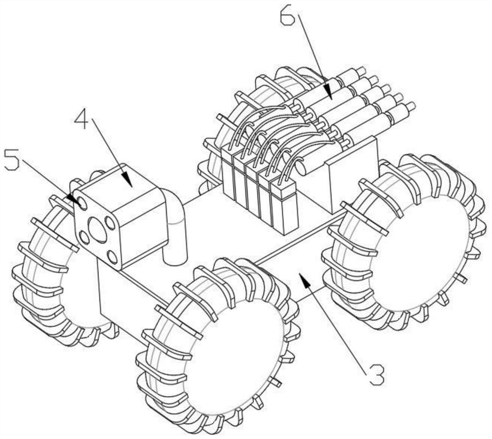 Urban underground drainage pipe network detection device and detection method thereof