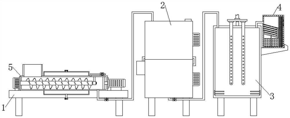 Integrated equipment for squeezing and refining crude linseed oil