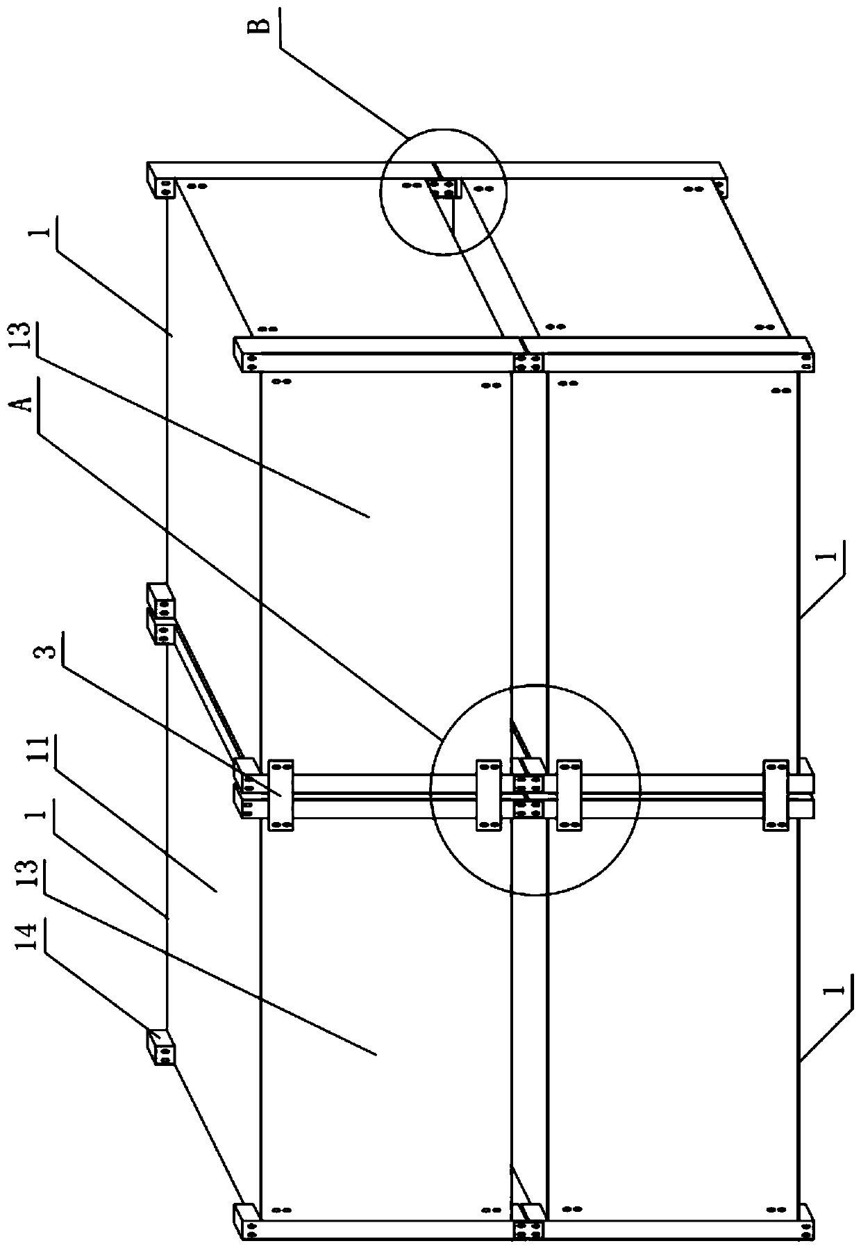 PPVC modular building structure system and assembly method thereof