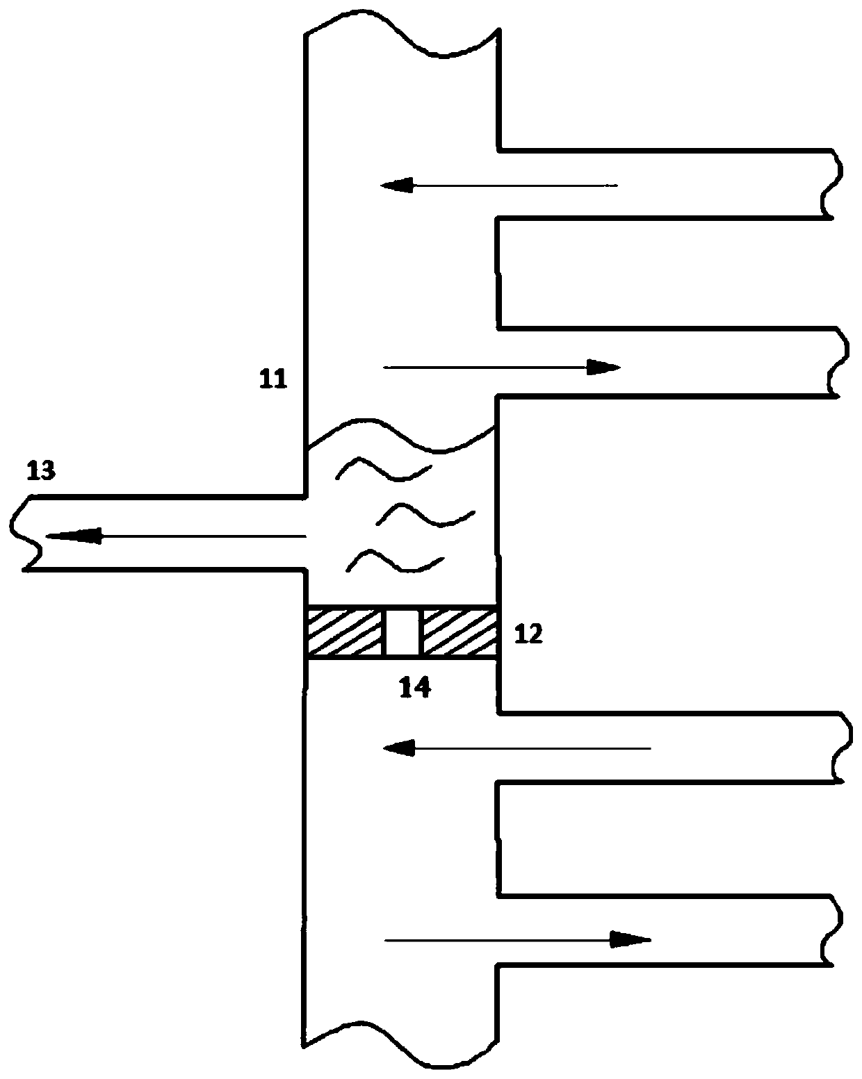 Refrigerating or heat pump system with jetting gas-liquid separation heat exchange