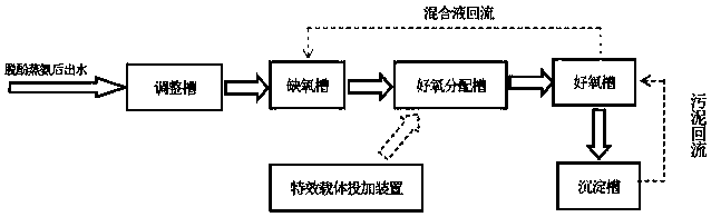 A biological carrier for coking wastewater biochemical system treatment and its application