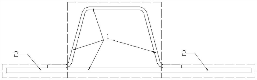 A resin flow control method for rfi integral molding of hat-shaped reinforced wall panels