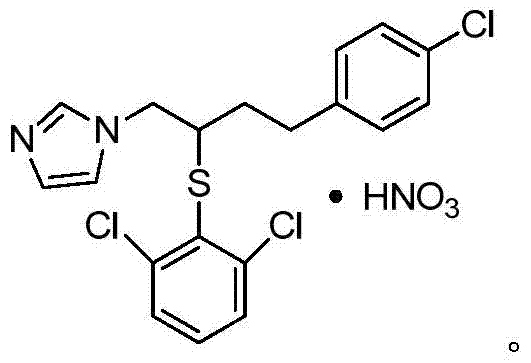 A kind of method of industrialized synthesis butoconazole nitrate intermediate