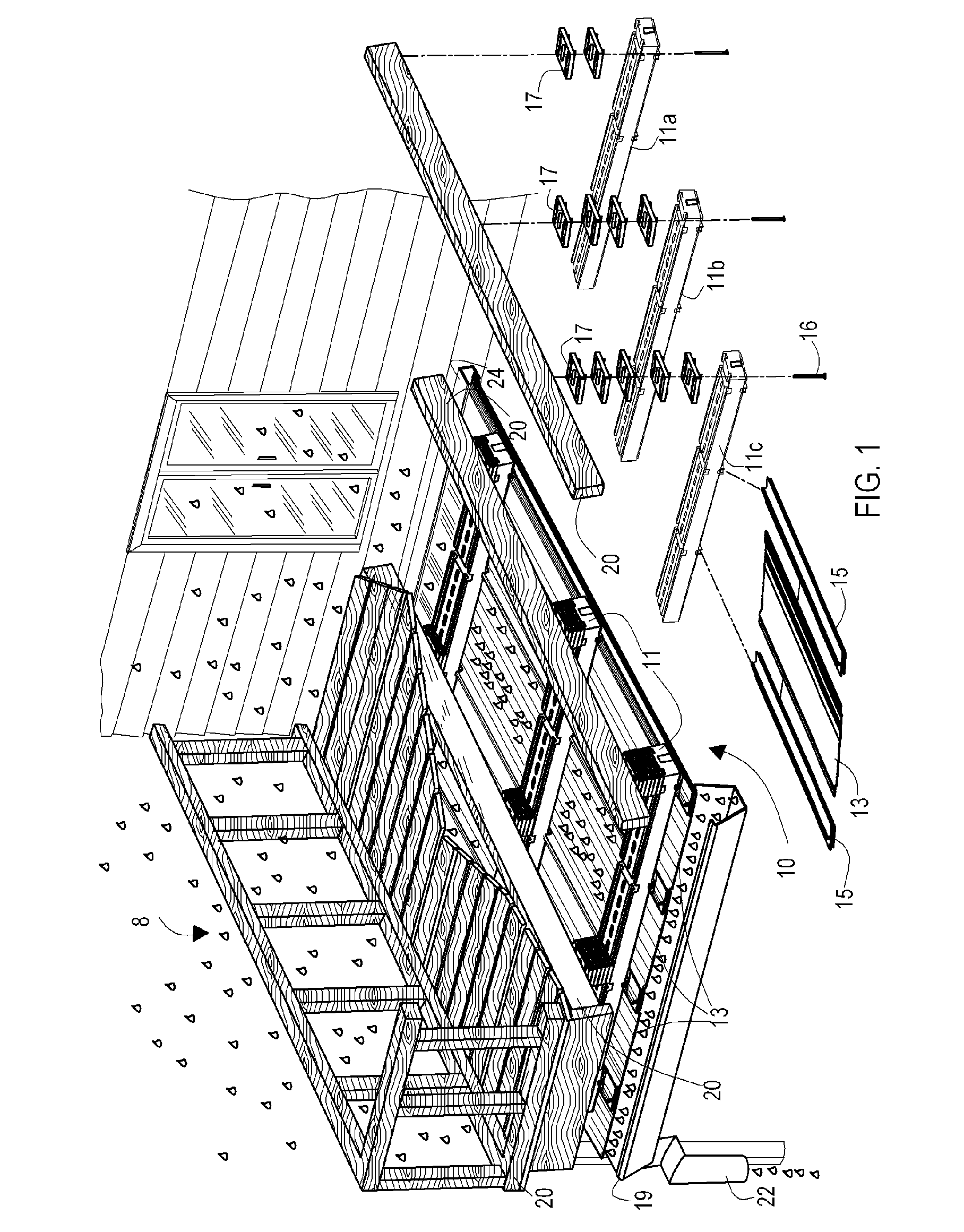 Panel assembly for underdeck drainage and other applications