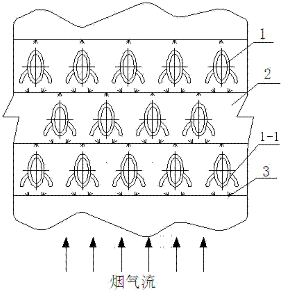 An air-cooled airfoil type elliptical tube demister and its demister method