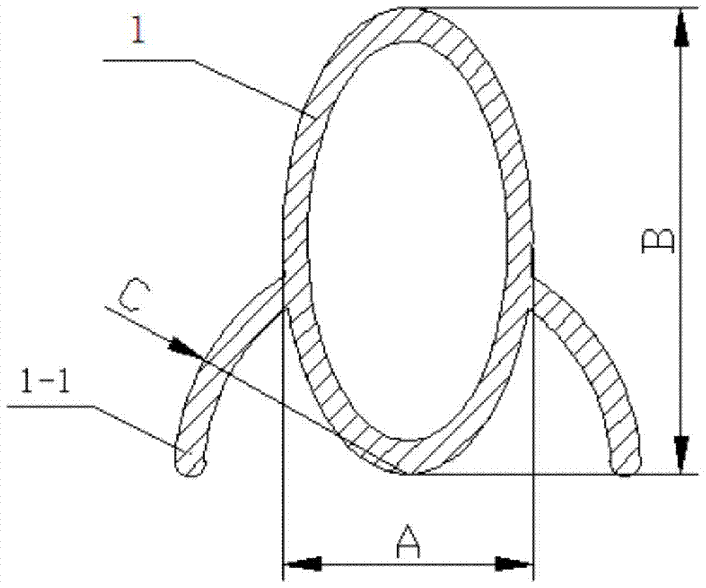 An air-cooled airfoil type elliptical tube demister and its demister method