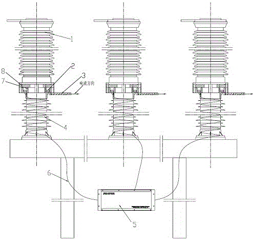 Novel three-phase integrated isolated circuit breaker integrated all-fiber optical current transformer