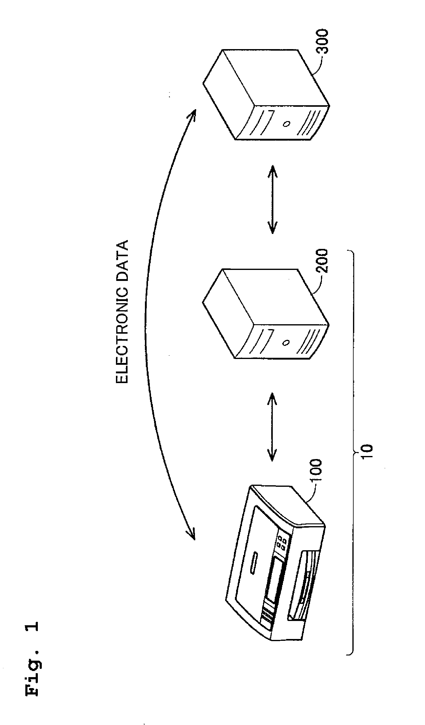 Intermediary apparatus, image processing apparatus, computer-readable storage medium storing instructions for intermediary apparatus, computer-readable storage medium storing instructions for image processing apparatus, and communication method