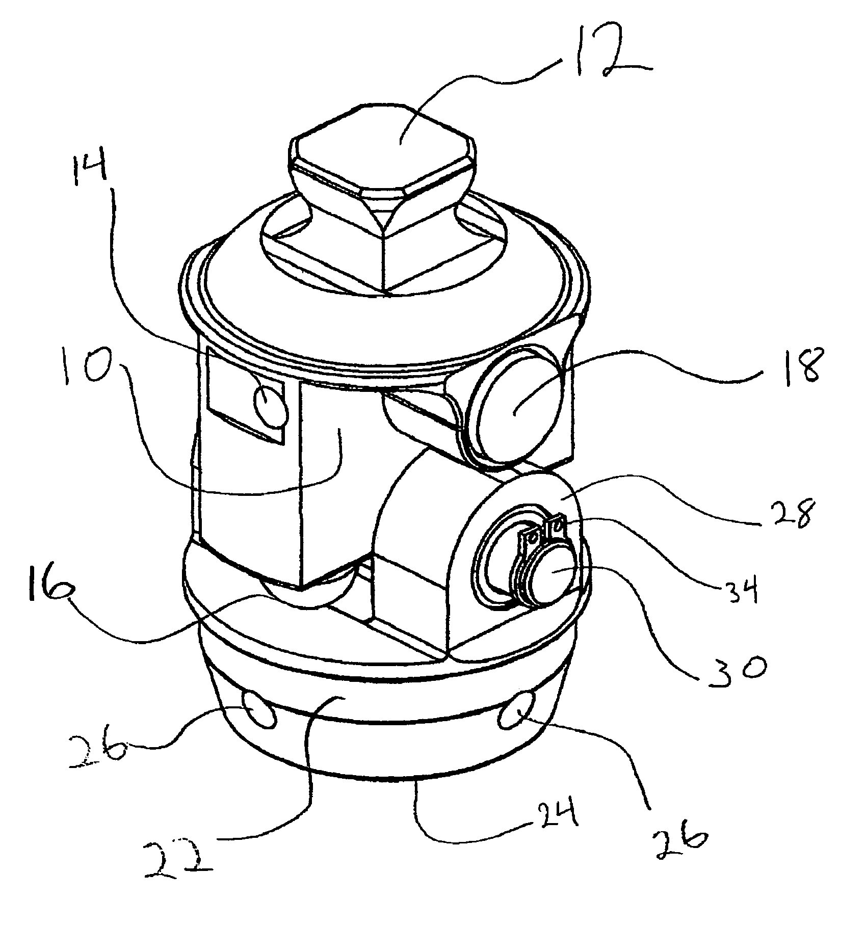 Adjusting mechanism for a prosthetic