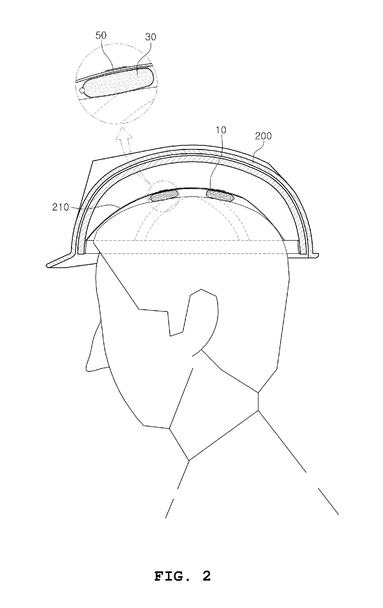 Cooling pack for head protector