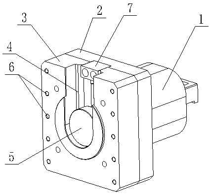 Guide rail connecting device