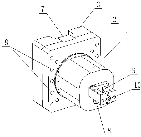 Guide rail connecting device