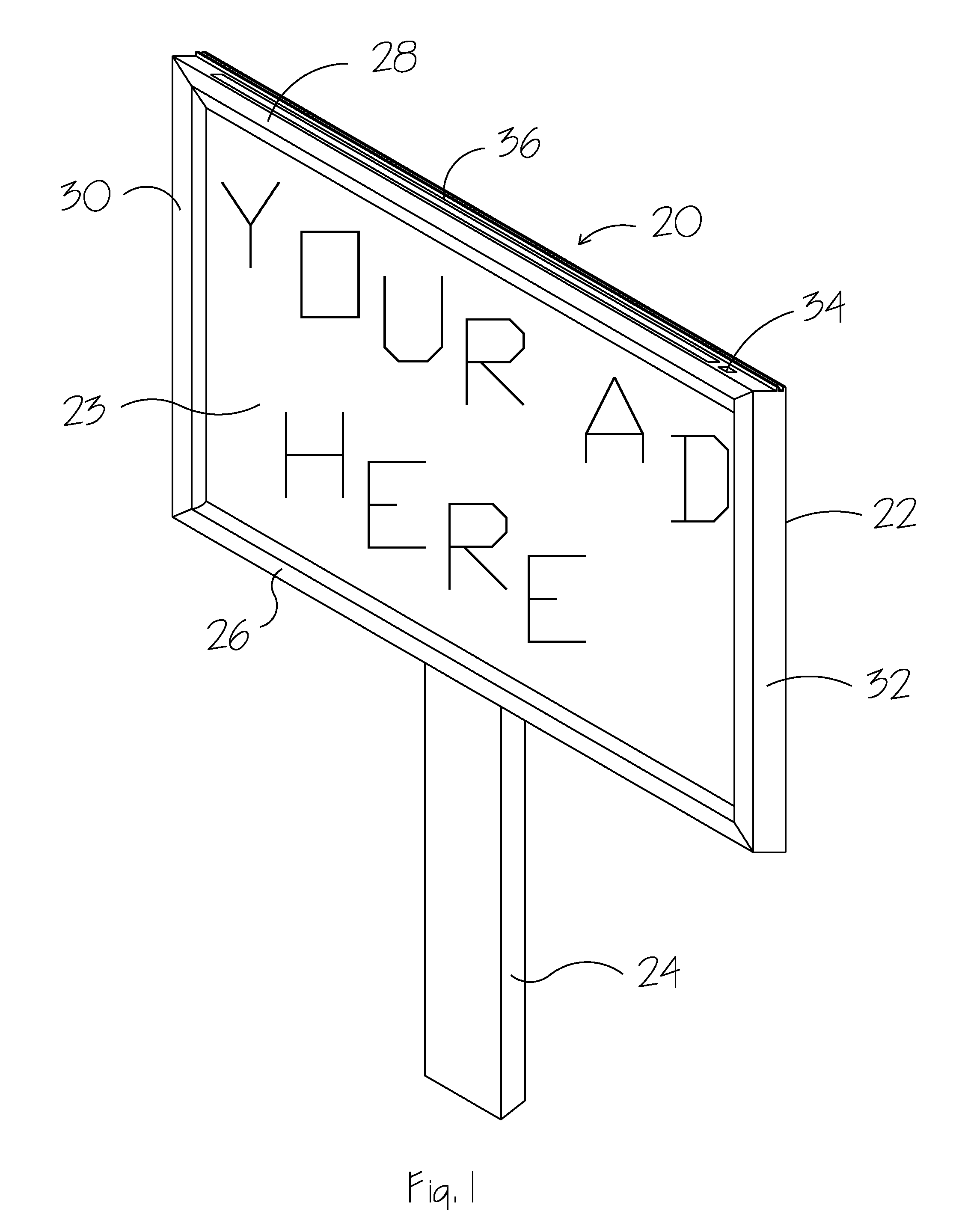 Illuminated Point of Sale Signage System