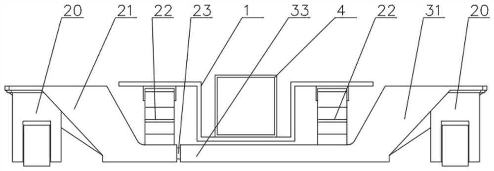 Split type barrow